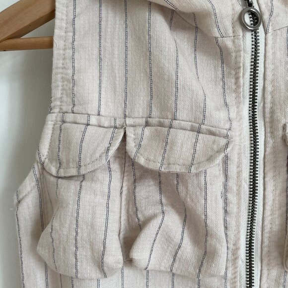 Vintage Y2k Cargo Hooded Zip Up Drop Waist Pocket Dress - Picture 3 of 8